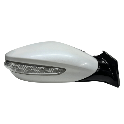 2011-2015 Hyundai Sonata Right Passenger Side View Door Mirror White - Used OEM