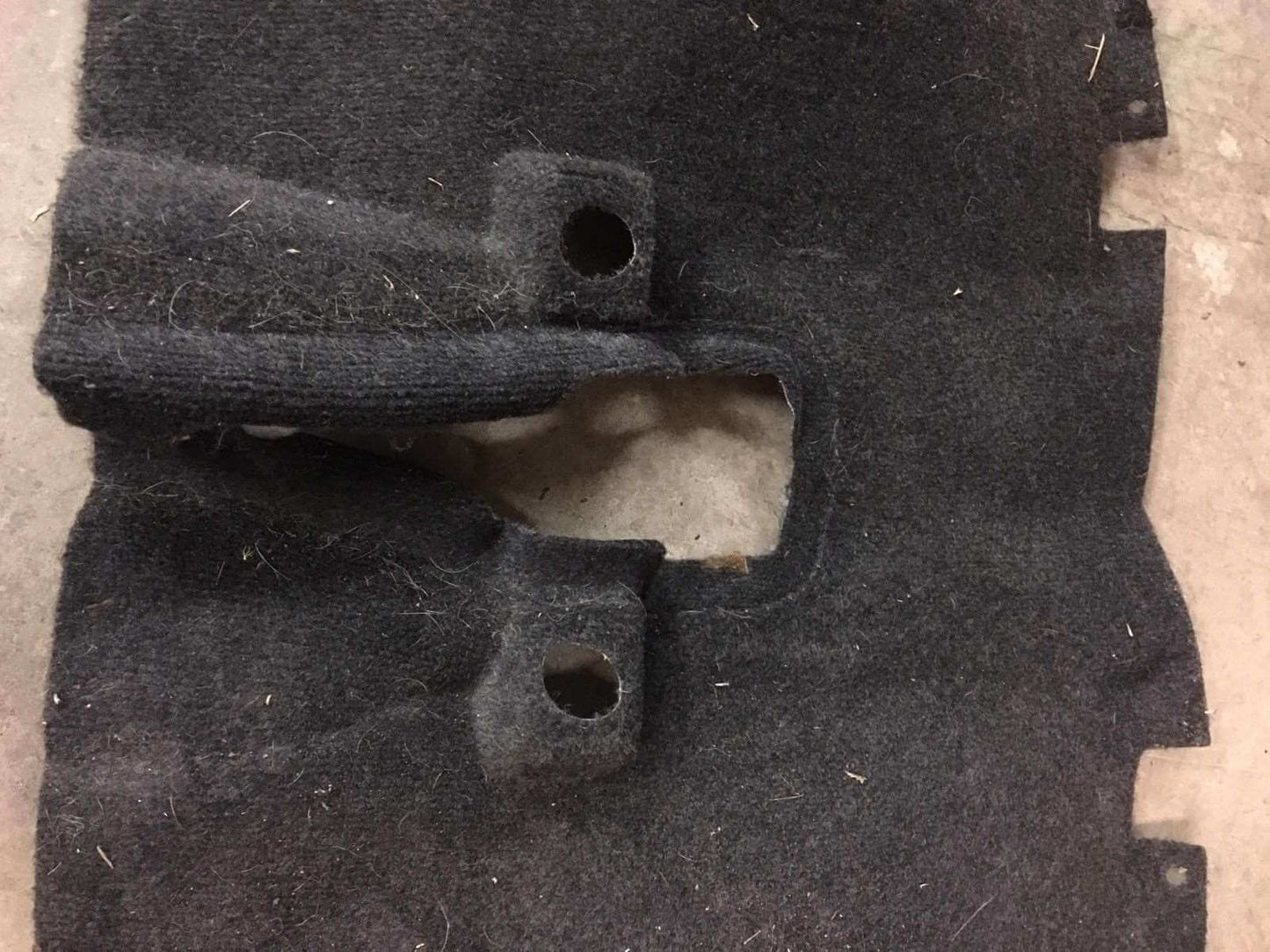 2012-2017 Toyota Prius C Rear Second Row Floor Mat Carpet Black - Used OEM