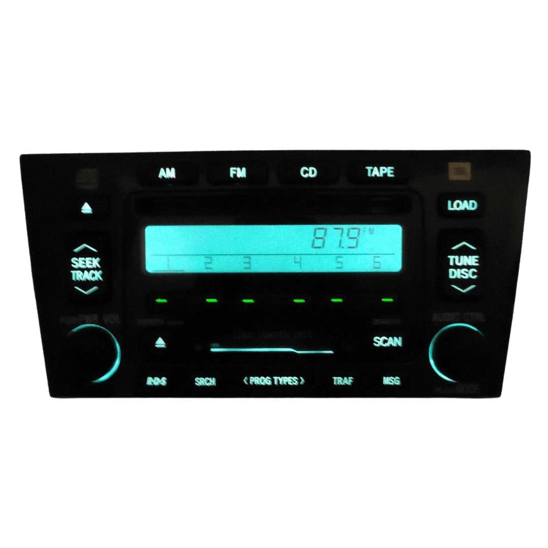 2000-2004 Toyota Avalon Radio JBL 6-Disc CD Tape Player - Used OEM