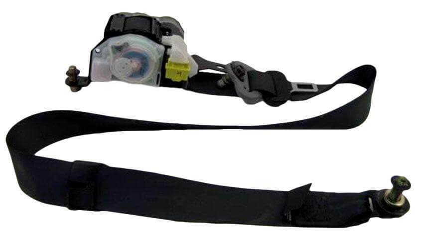 2002-2006 Honda CR-V Passenger Seat Belt Retractor Assembly Black - Used OEM