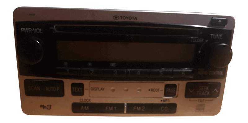 2003-2005 Toyota RAV4 CD Player Radio MP3 - Used OEM