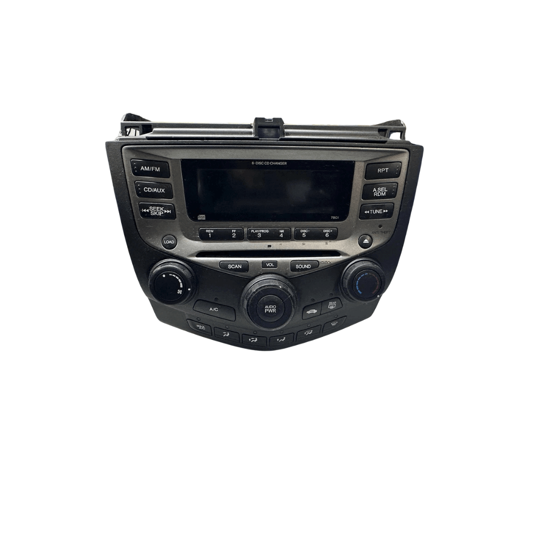 2003-2007 Honda Accord Radio CD Player with Manual Climate Control - Used OEM