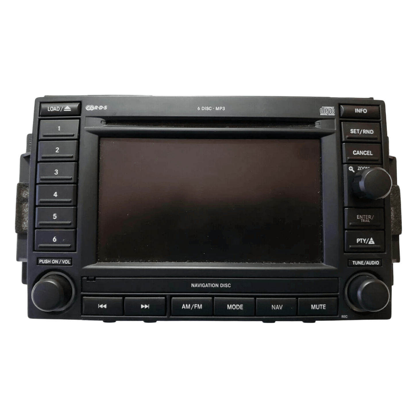 2005-2006 Jeep Grand Cherokee Radio AM FM CD DVD Navigation Receiver - Used OEM