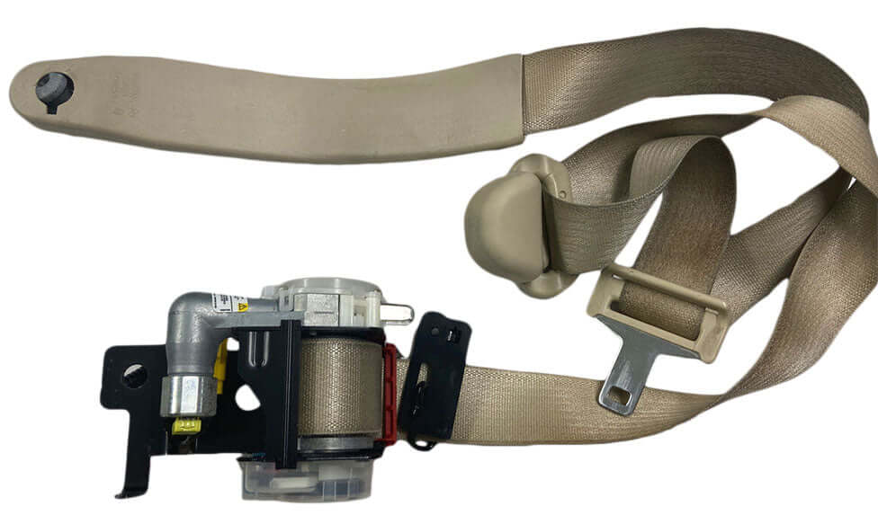 2005-2008 Lincoln Town Car Front Seat Belt Retractor Set Tan - Used OEM
