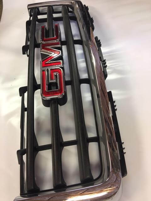 2007-2013 GMC Sierra 1500 Upper Front Grille Chrome - Used OEM