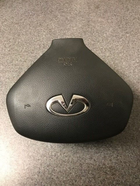 2007-2013 Infiniti G25 G35 G37 EX35 EX37 Driver Steering Wheel Airbag Black - Used OEM
