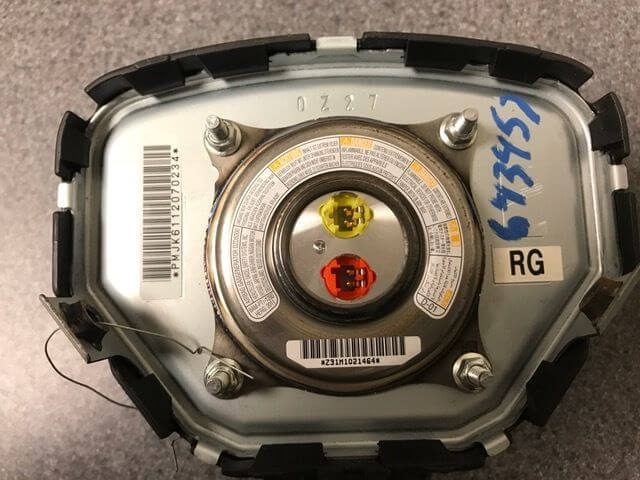 2007-2013 Infiniti G25 G35 G37 EX35 EX37 Driver Steering Wheel Airbag Black - Used OEM