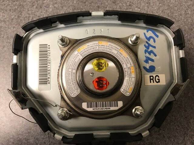 2007-2013 Infiniti G25 G35 G37 EX35 EX37 Driver Steering Wheel Airbag Black - Used OEM