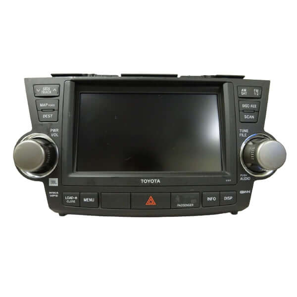 2008-2010 Toyota Highlander GPS Navigation System E7017 JBL - Used OEM
