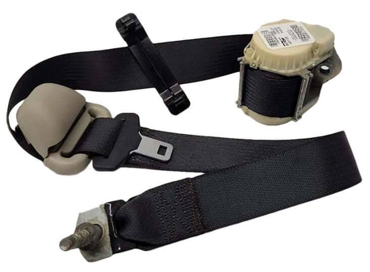 2009-2012 Dodge Ram 1500 Quad Cab Left Rear Seat Belt Retractor Black - Used OEM