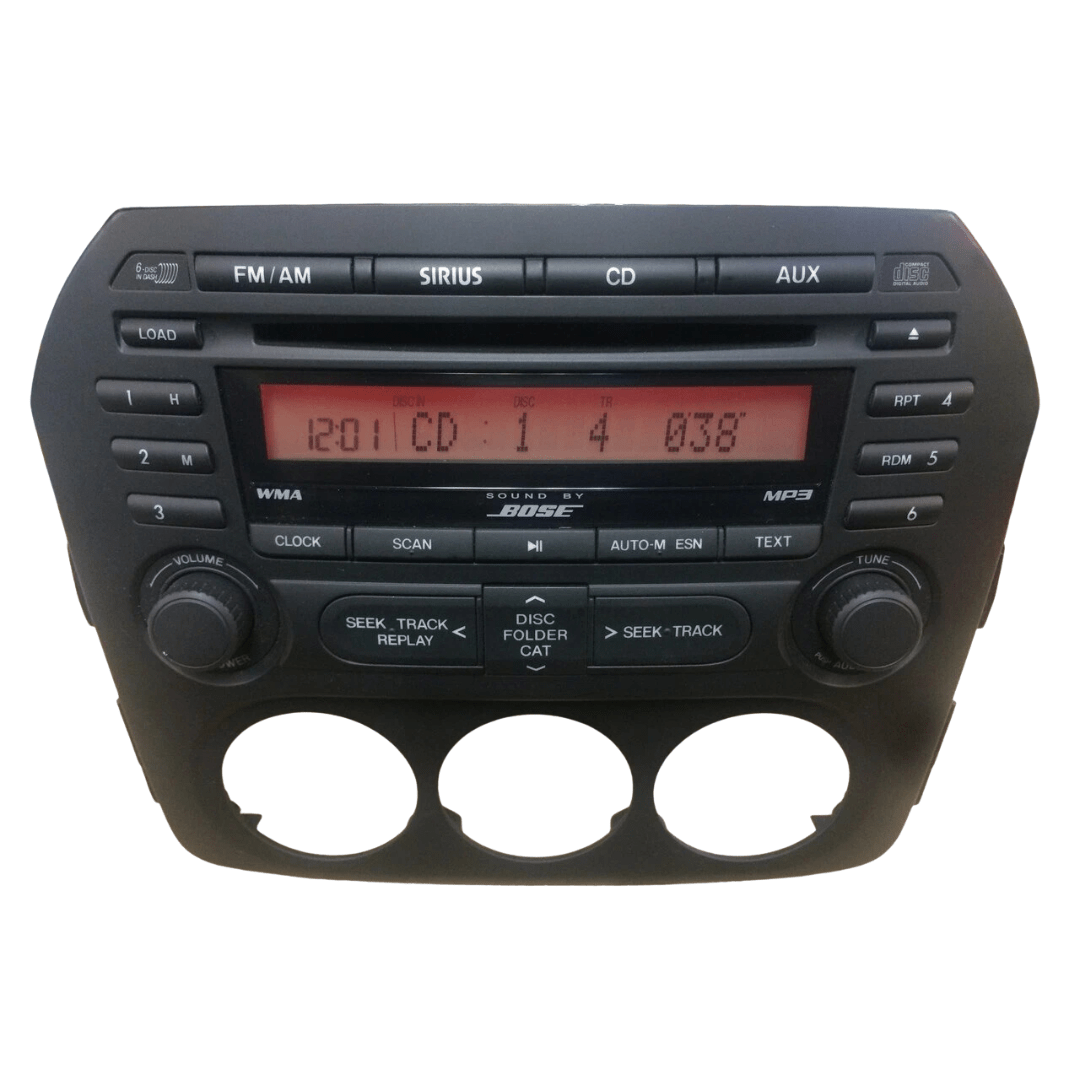 2009 Mazda – 2013 Mazda MX5 Miata Bose AM FM Radio CD Player NH21 66 9RXA - Used OEM