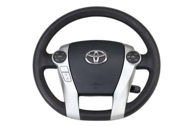 2010-2015 Toyota Prius Steering Wheel Black Non-Leather - Used OEM