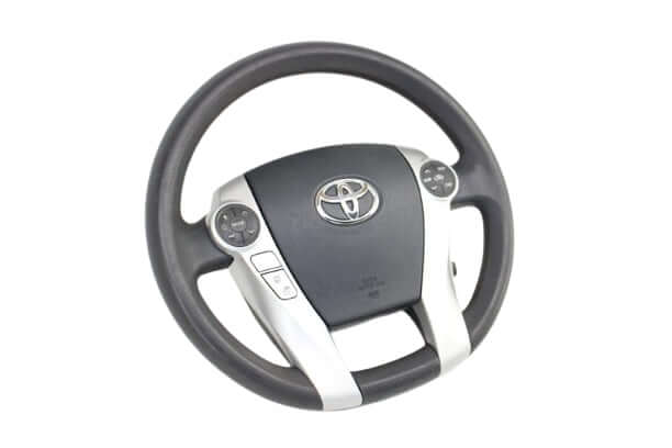 2010-2015 Toyota Prius Steering Wheel Black Non-Leather - Used OEM