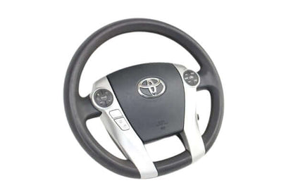 2010-2015 Toyota Prius Steering Wheel Black Non-Leather - Used OEM
