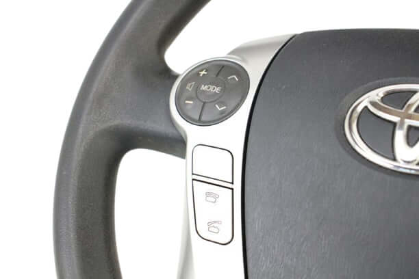 2010-2015 Toyota Prius Steering Wheel Black Non-Leather - Used OEM