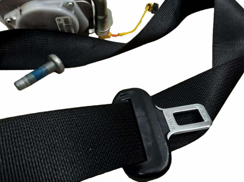 2011-2017 Jeep Wrangler Front Seat Belt Retractor Assembly Pair Black - Used OEM