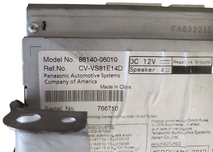 2012-2013 Toyota Camry Radio Display Receiver CD Player 86140-06010 - Used OEM