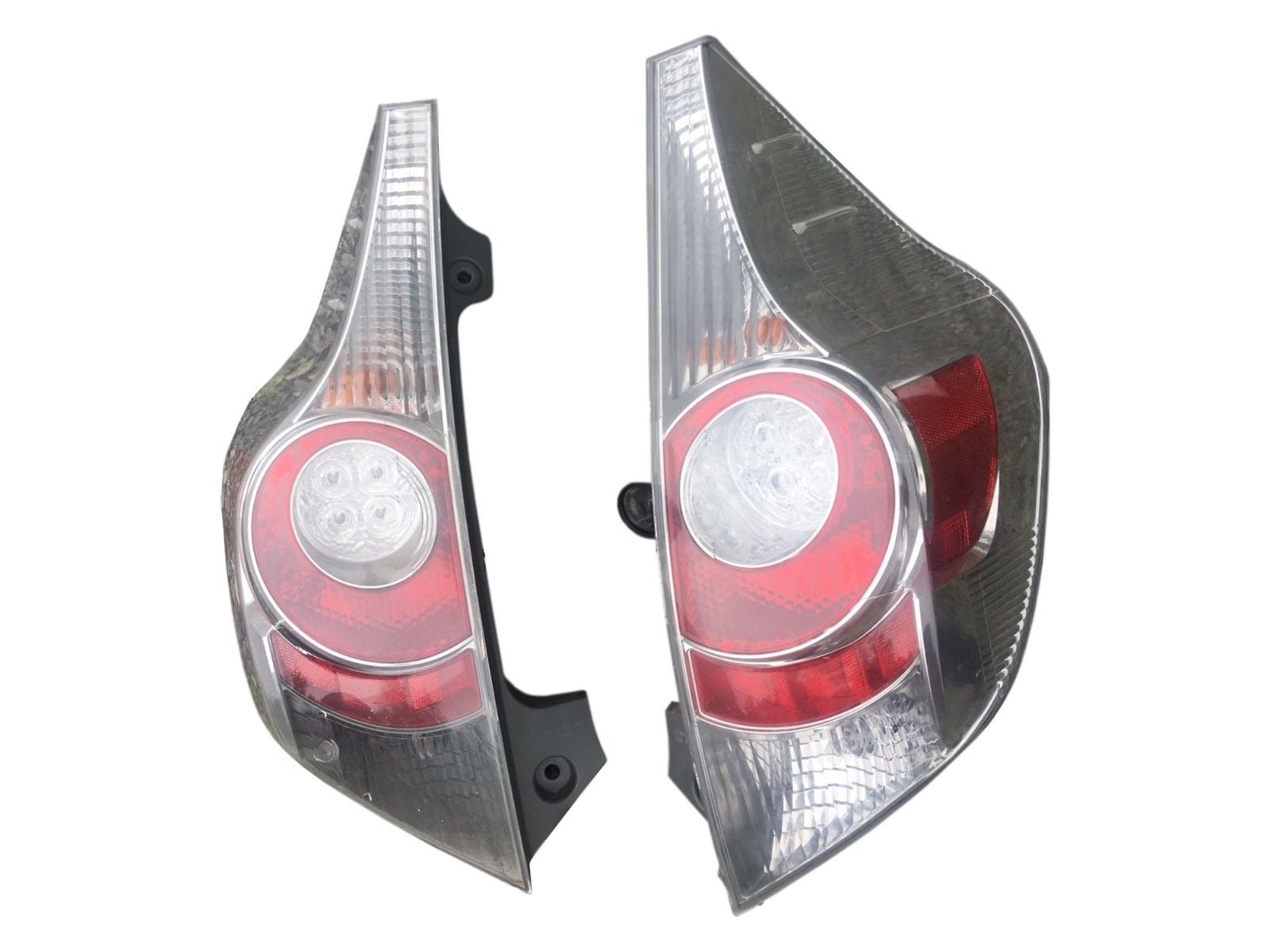 2012-2014 Toyota Prius C NHP10 Hybrid Set of Tail Light Assembly Driver Passenger - Used OEM