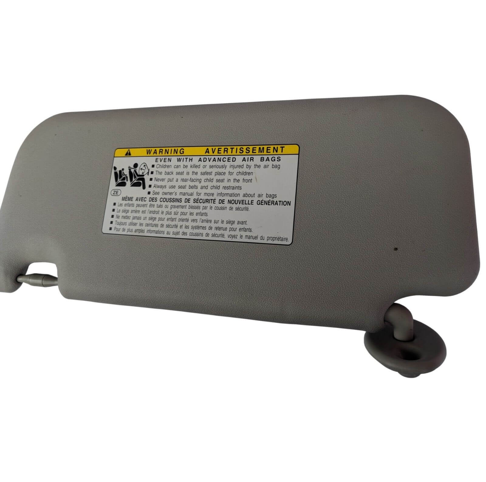 2012-2015 Toyota Prius C Sun Visor Set Grey - Used OEM