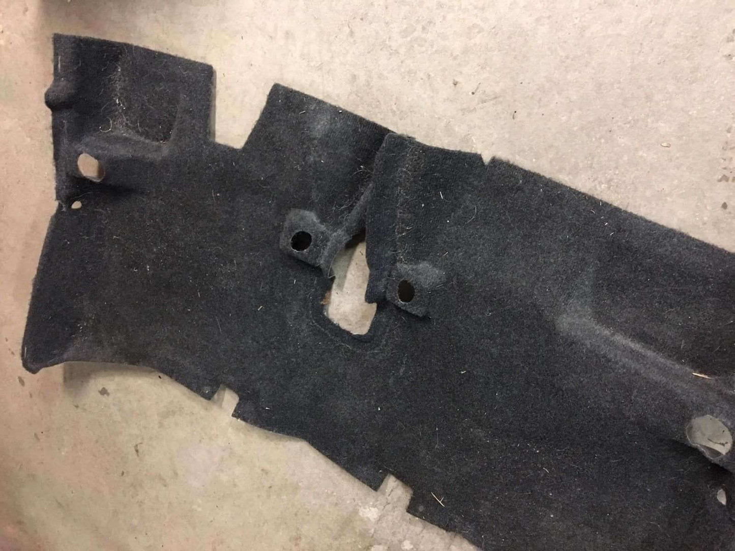 2012-2017 Toyota Prius C Rear Second Row Floor Mat Carpet Black - Used OEM