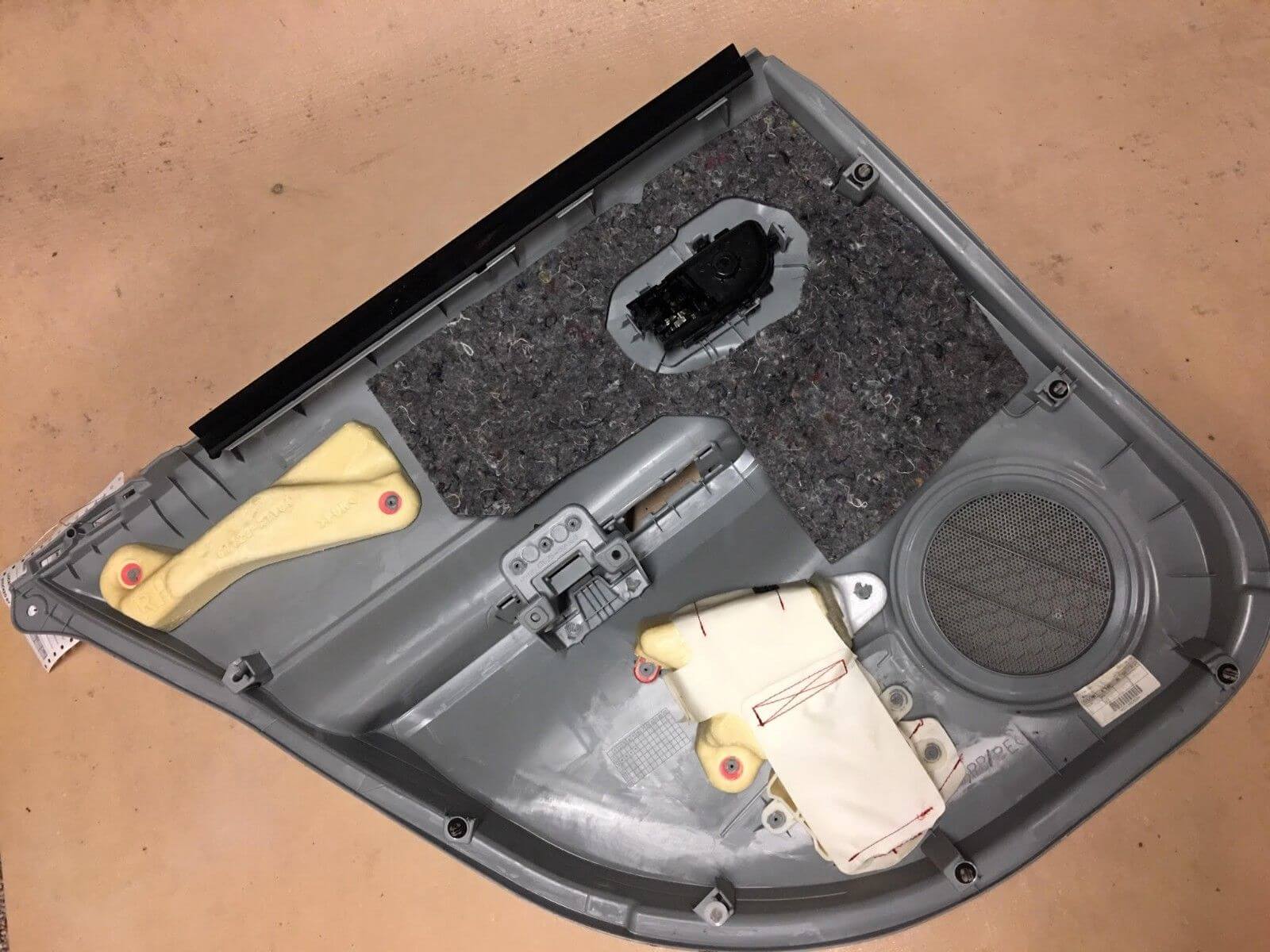 2012-2017 Toyota Prius C Right Passenger Rear Door Trim Panel - Used OEM