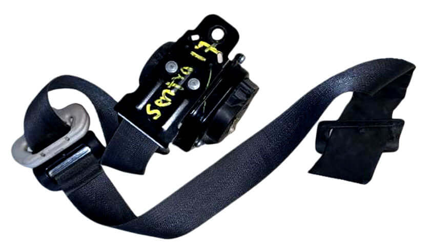 2015-2017 Nissan Sentra Front Seat Belt Retractor Set Black - Used OEM