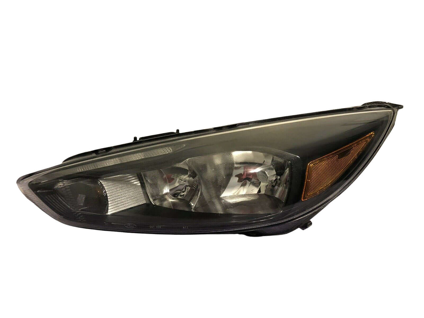 2015-2018 Ford Focus Driver Side Halogen Headlight Black Trim - Used OEM